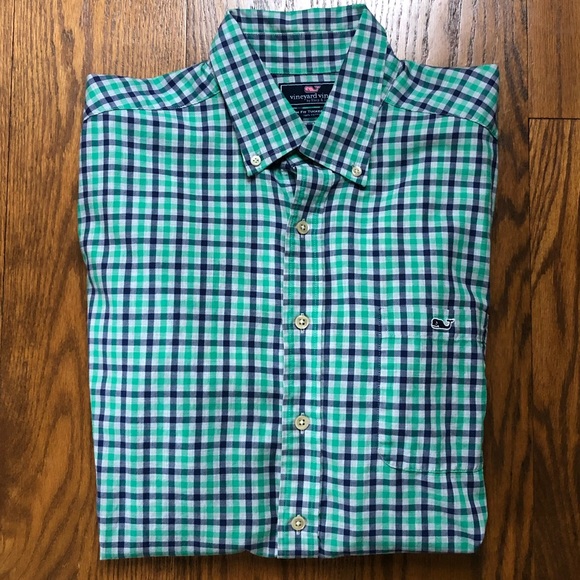 Vineyard Vines Long Sleeve Slim Fit Tucker Shirt - Picture 2 of 3